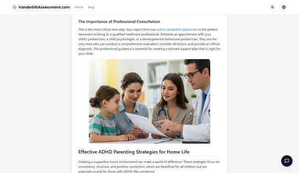 Vanderbilt Assessment Results: 7 Strategies for ADHD Home & School Support