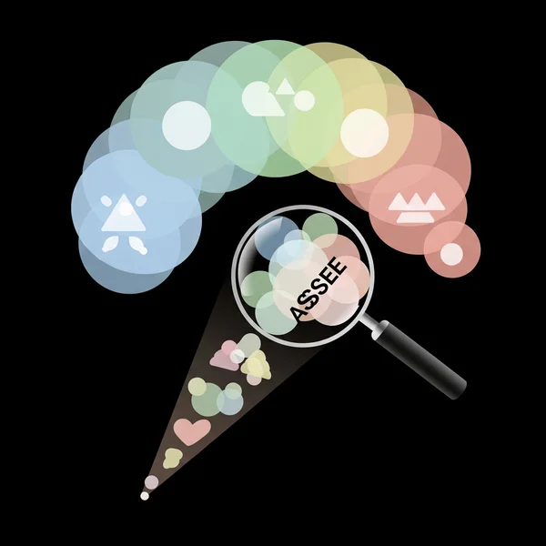 Abstract depiction of behavior assessment process