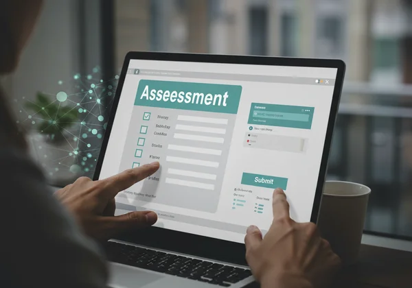Online platform for Vanderbilt Assessment, showing digital form.