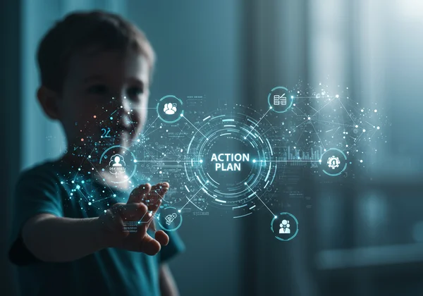 AI analysis showing personalized insights for child support plan