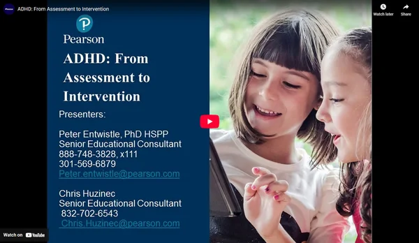 ADHD: จากการประเมินสู่การแทรกแซง