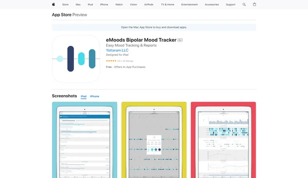 eMoods เครื่องติดตามอารมณ์สำหรับภาวะไบโพลาร์